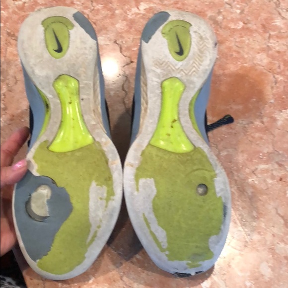 NIKE ZOOM FLYWIRE HIGH TOP SNEAKERS Size 9.5 - Picture 4 of 7